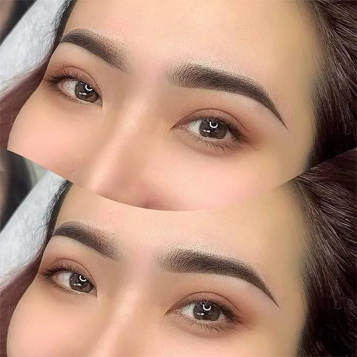 Microshading brows